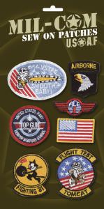 US Airforce Embroidered Badges (click for enlarged image)